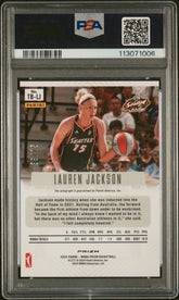 2024 Panini Prizm WNBA Throwback Signatures Lauren Jackson Auto Blue PSA 10 POP1